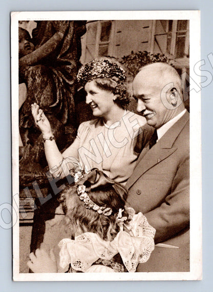 Pohlednice Dr. Edvard Beneš s chotí prezident Československa (M19605)