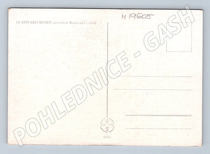 Pohlednice Dr. Edvard Beneš s chotí prezident Československa (M19605)