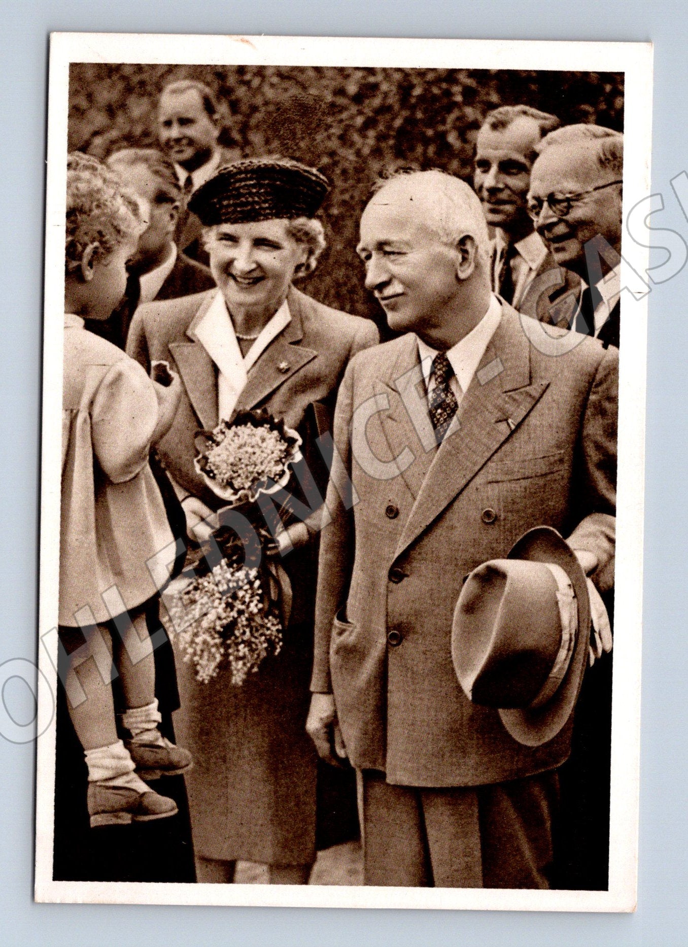 Pohlednice Edvard Beneš s chotí politik sběratelská (M19607)