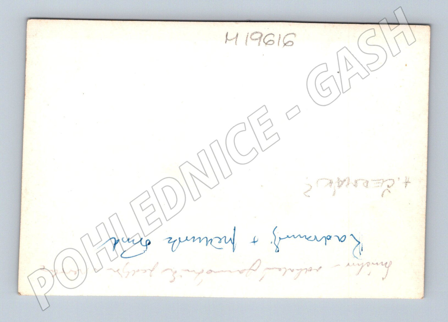 Pohlednice dvě významné osobnosti černobílá 50. léta (M19616)