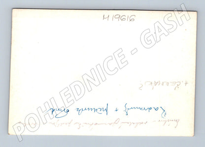 Pohlednice dvě významné osobnosti černobílá 50. léta (M19616)