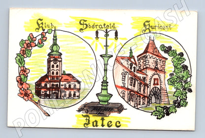 Pohlednice Žatec historické centrum Klub sběratelů kuriozit (M19638)