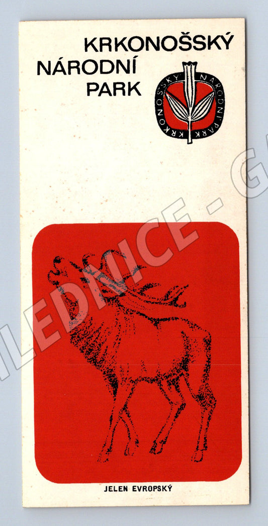 Pohlednice Krkonošský národní park Jelen evropský (M19641)