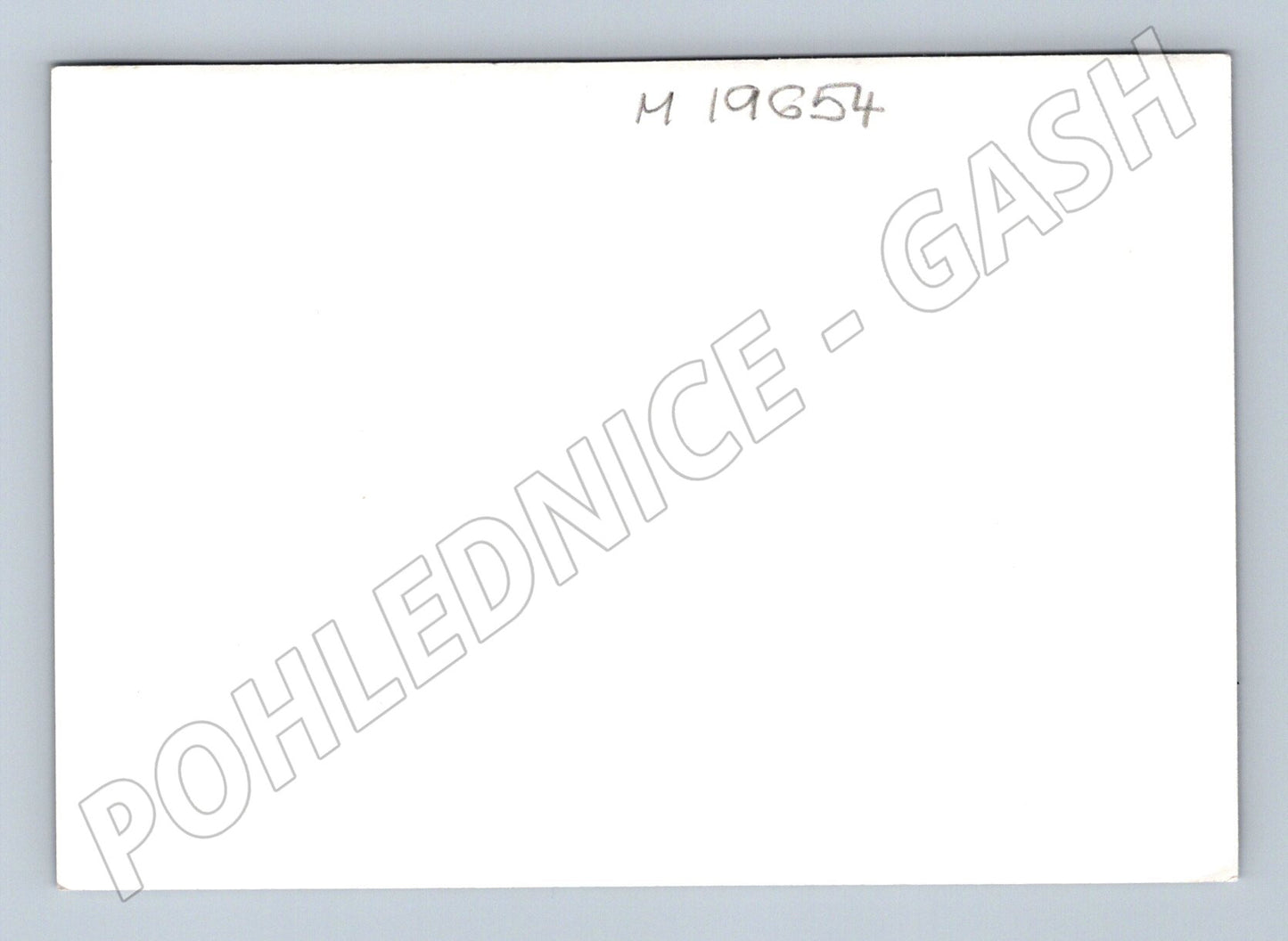 Pohlednice Černobílá Květ mučenky botanický motiv (M19654)