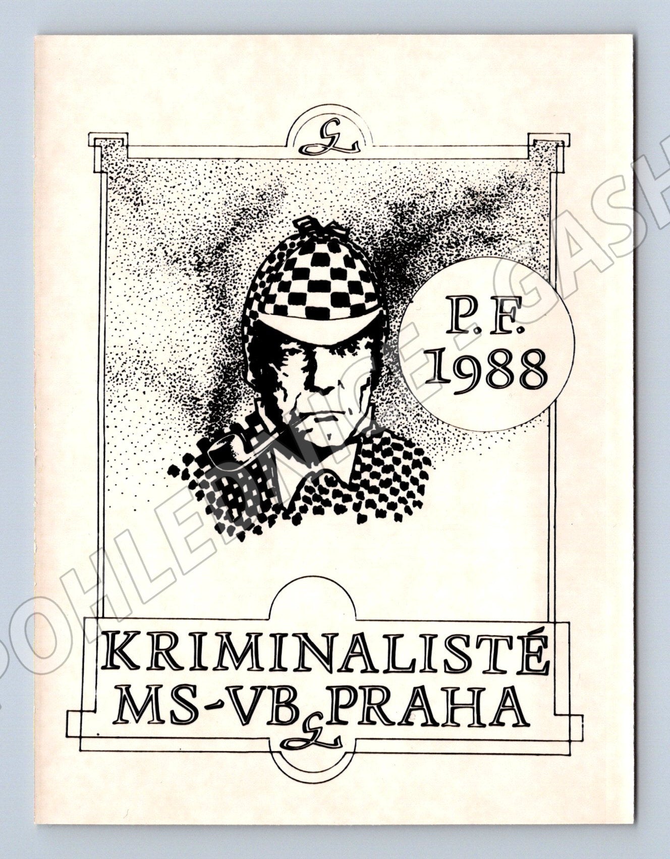 Pohlednice Kriminalisté MS-VB Praha PF 1988 (M19658)