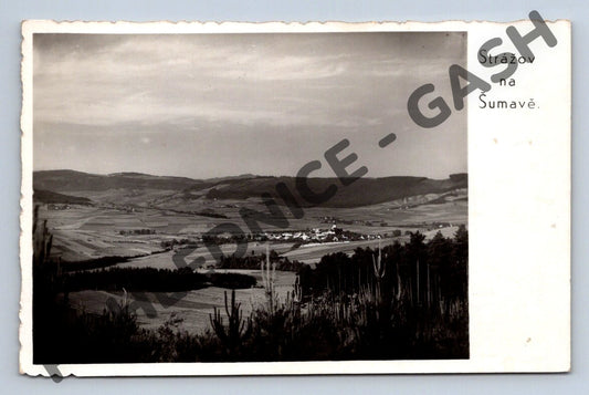 Pohlednice Strážov na Šumavě 1948 (M1966)