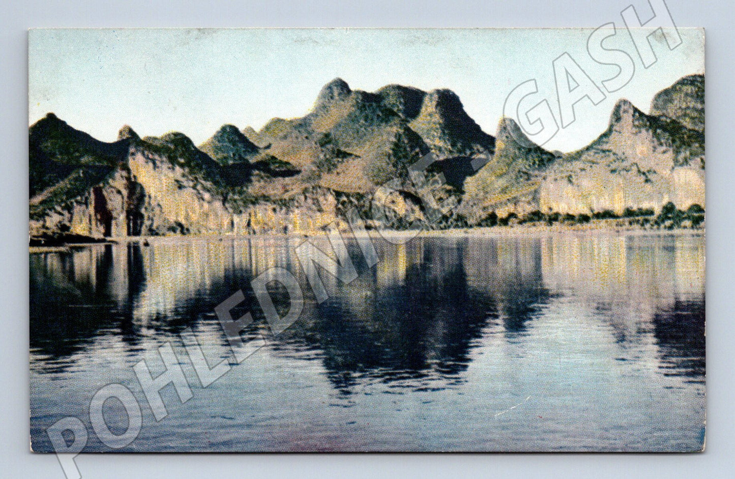 Pohlednice hory a jezero Jižní Střední Amerika (M19661)