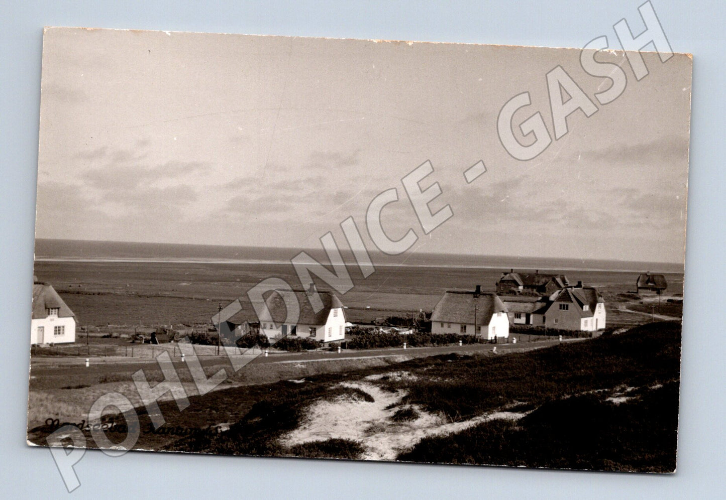 Pohlednice Nordseebad Rantum Sylt Německo černobílá (M19664)