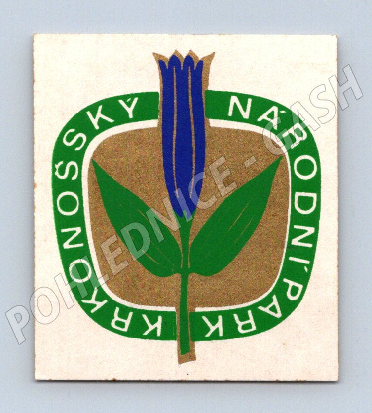 Samolepka Krkonošský národní park znak malý formát (M19671)