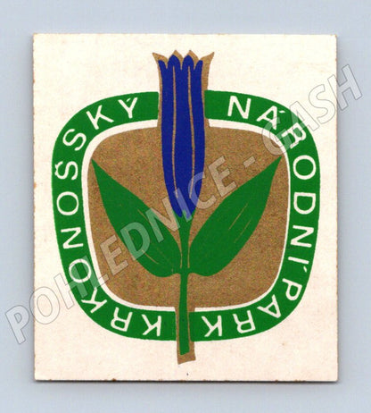 Samolepka Krkonošský národní park znak malý formát (M19671)