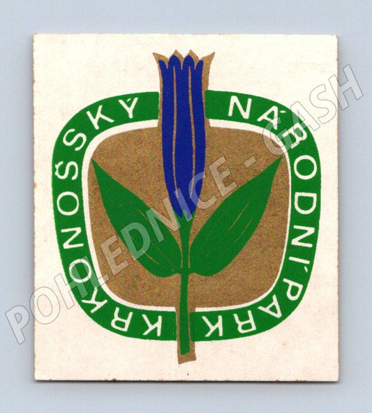 Samolepka Krkonošský národní park znak malý formát (M19671)