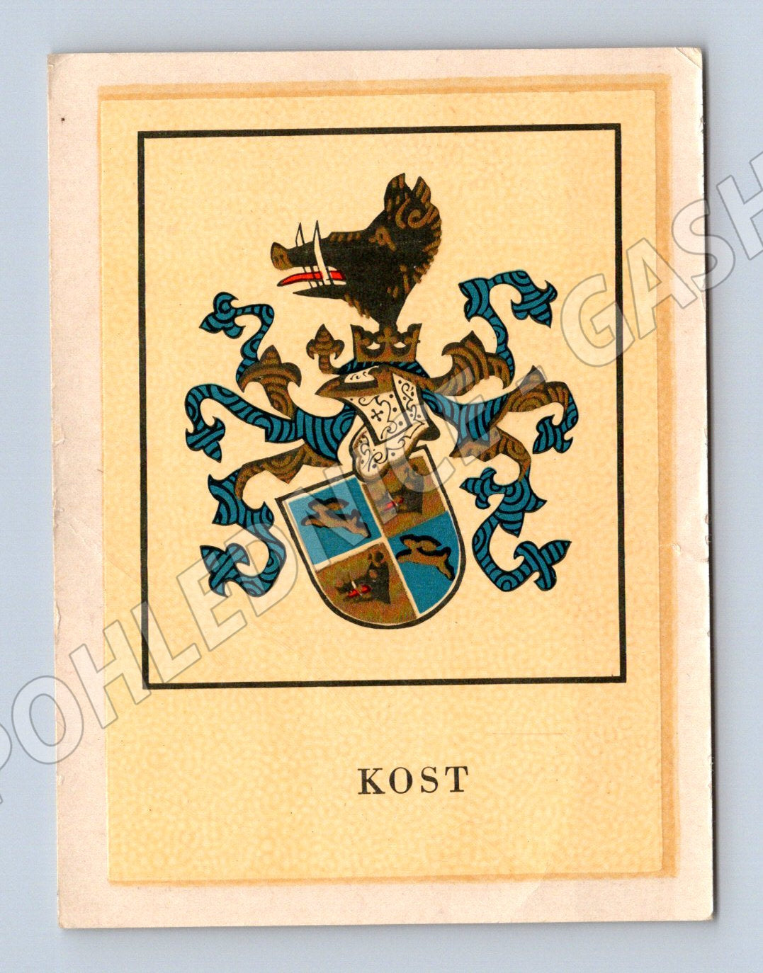 Hrad Kost historický erb Český ráj (M19672)