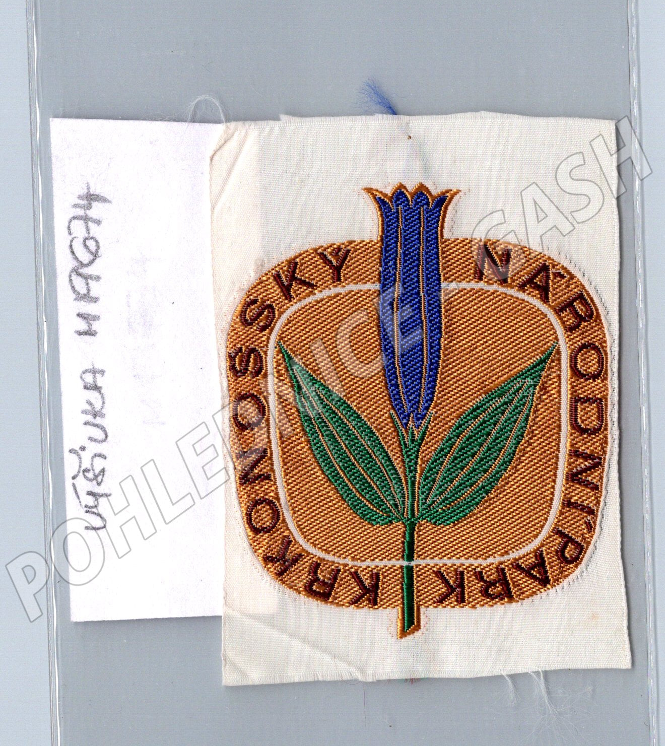 Nášivka Vyšívaná Krkonošský národní park KRNAP (M19674)