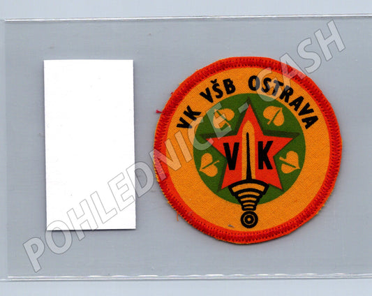 Nášivka VK VŠB Ostrava sběratelská nášivka univerzita (M19675)