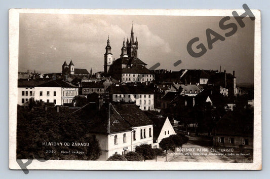 Pohlednice Klatovy od západu 1928 (M1969)