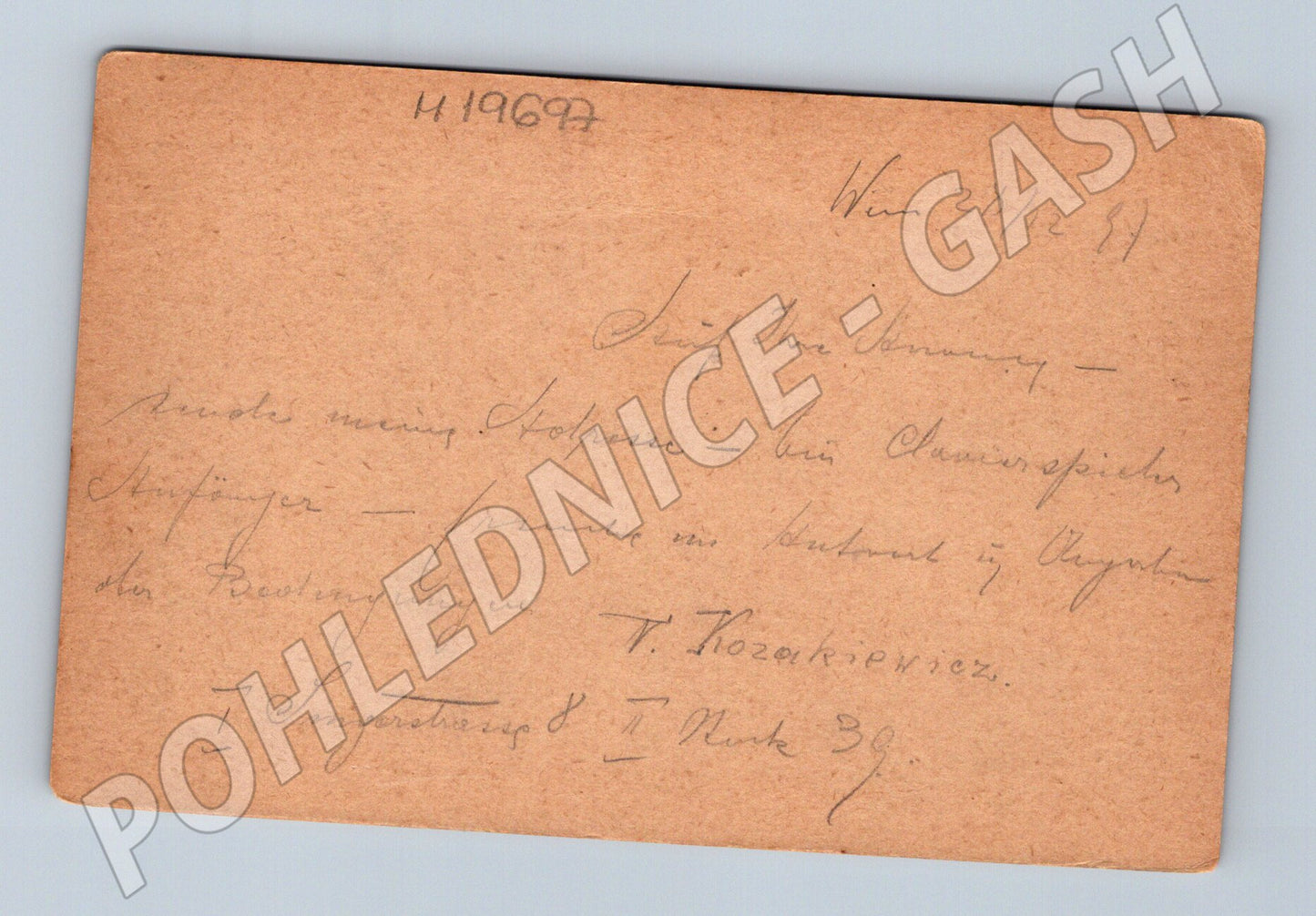 Pohlednice Rakouská korespondenční Vídeň 2 Kreuzer (M19697)