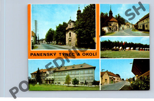 Pohlednice Panenský Týnec velký formát ČR (M197)
