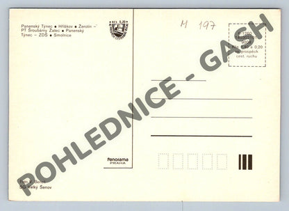 Pohlednice Panenský Týnec velký formát ČR (M197)