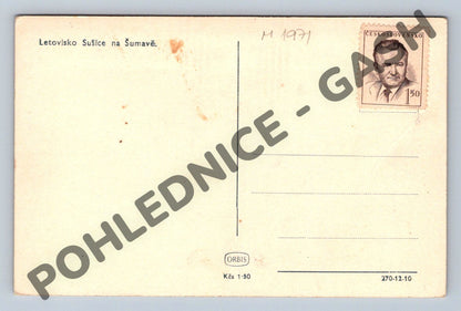 Pohlednice Sušice na Šumavě letovisko ČSR (M1971)