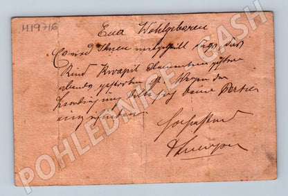 Pohlednice Rakouská Vídeň původní známka 25 heller 1909 (M19716)