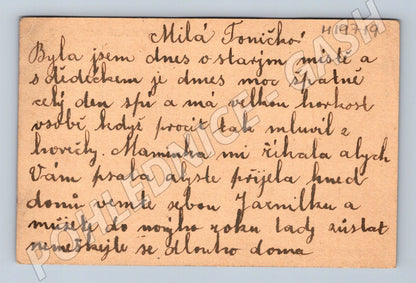 Pohlednice Praha Letná Belcrediho třída RU malý formát (M19719)