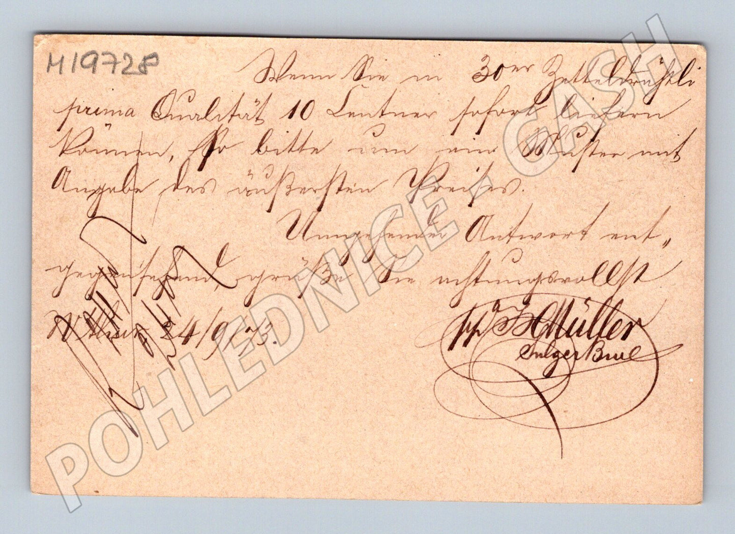 Pohlednice Švýcarská korespondenční karta Zürich razítky 1873 (M19728)