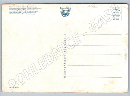 Pohlednice Brno Mezinárodní veletrh výstaviště Československo (M19730)