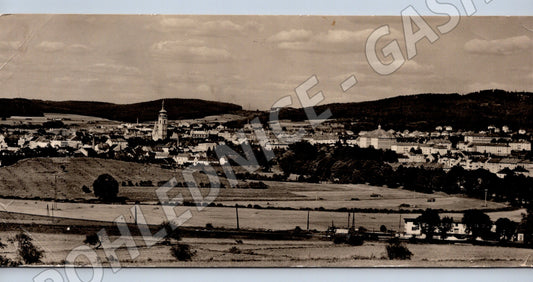 Pohlednice Písek panoramatický pohled z rozhledny Orbis (M19731)