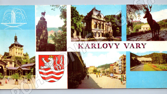 Pohlednice Karlovy Vary velký formát (M19732)