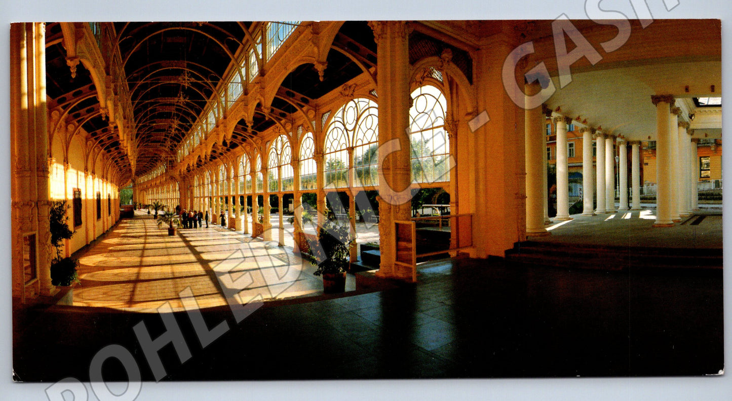 Pohlednice Mariánské Lázně kolonáda známka 1 1994 (M19736)