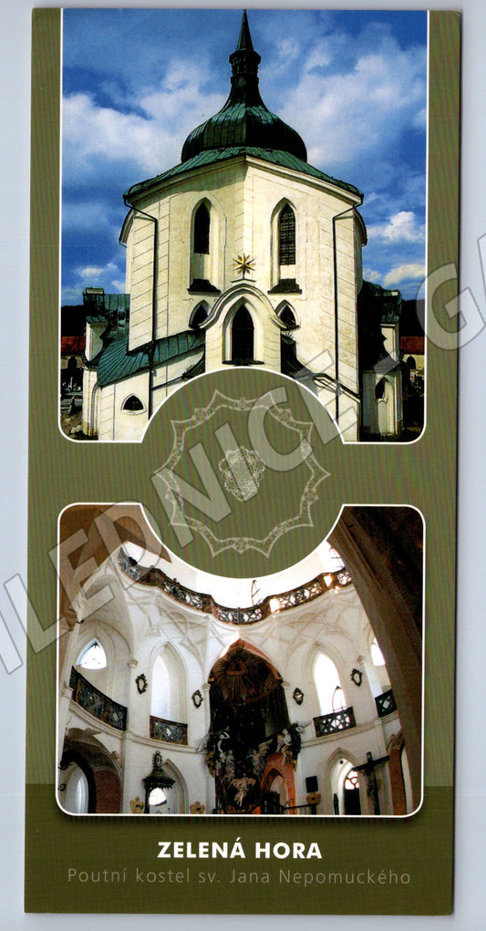 Pohlednice Zelená Hora kostel sv Jana Nepomuckého UNESCO (M19741)