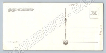 Pohlednice Víceobrázková Československo památky města (M19743)