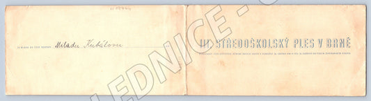 Pohlednice Středoškolský ples Brno III (M19744)