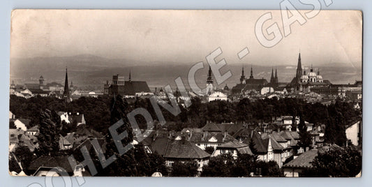 Pohlednice Olomouc panoramatická malý formát do 1950 (M19747)
