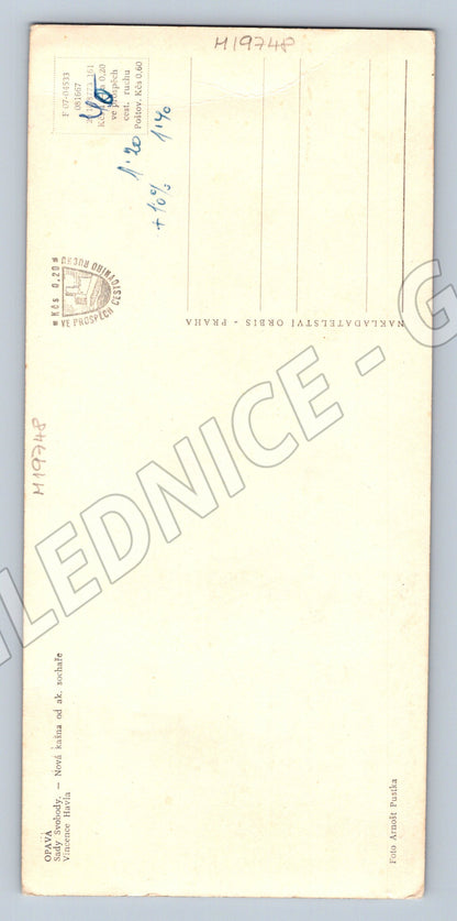 Pohlednice Opava Nové sady kostel sv Václava (M19748)