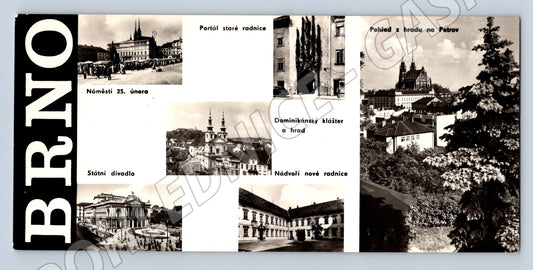 Pohlednice Brno více motivů 1967 (M19750)