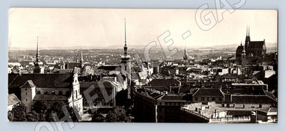 Pohlednice Brno panoramatický pohled malý formát (M19754)