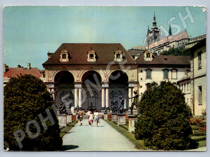 Pohlednice Pražský hrad z Valdštejnské zahrady Praha Orbis (M19758)