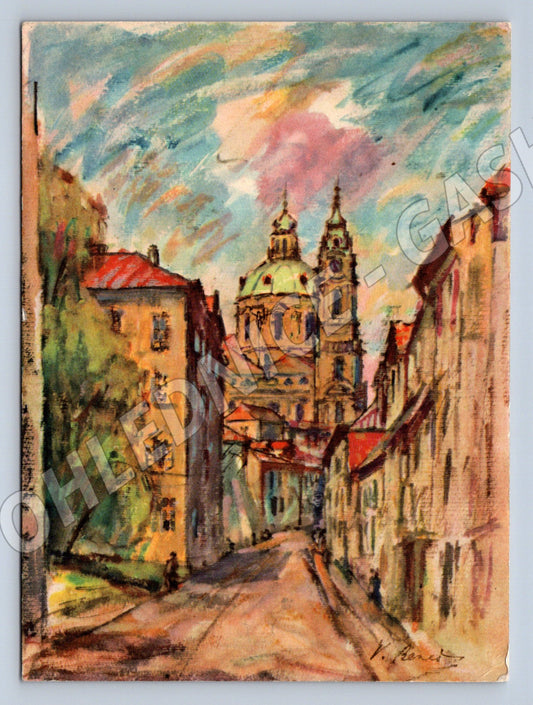 Pohlednice Z Karmelitské ulice Praha (M19761)