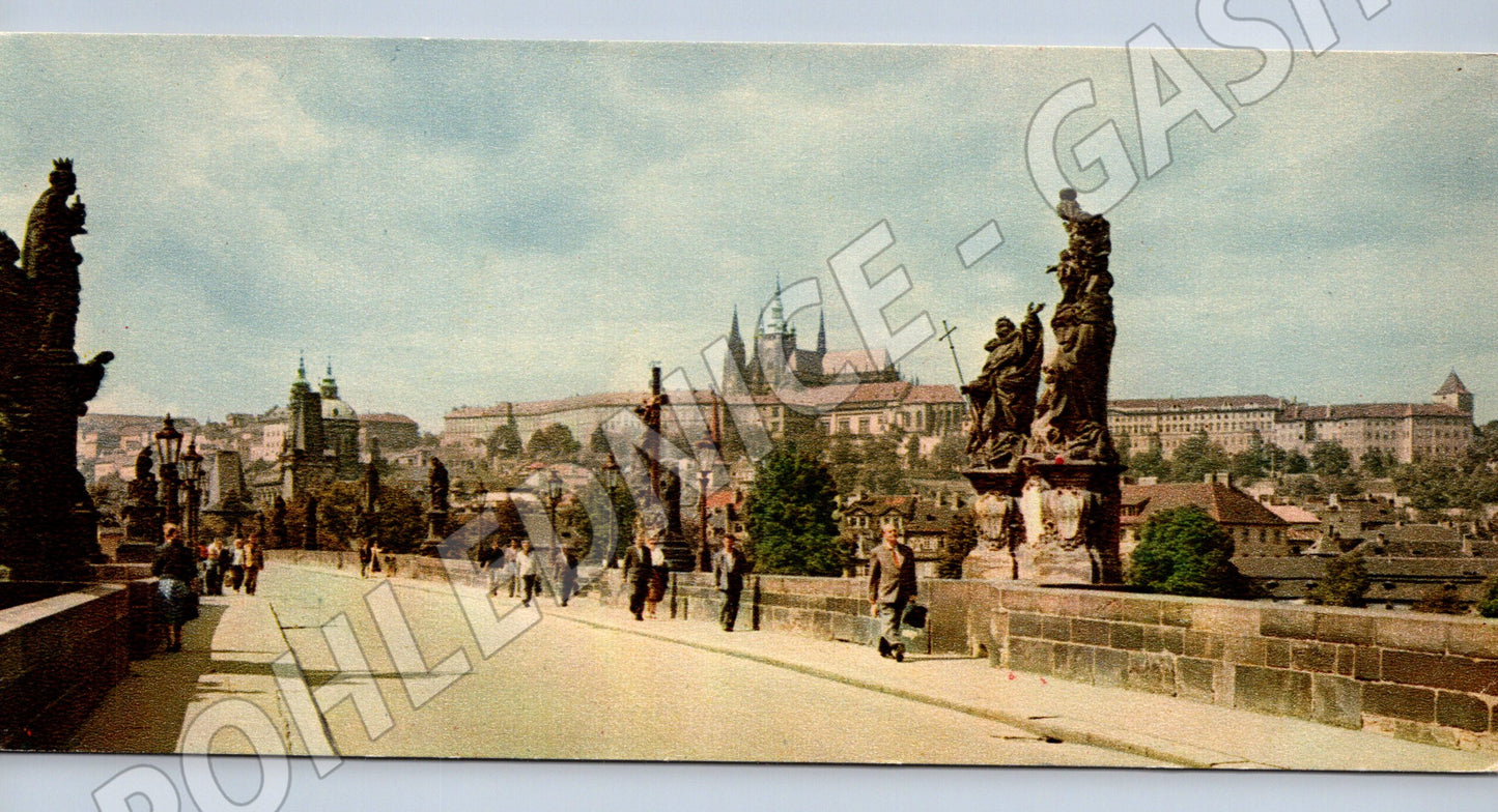 Pohlednice Pražský hrad Karlův most Praha Orbis (M19765)