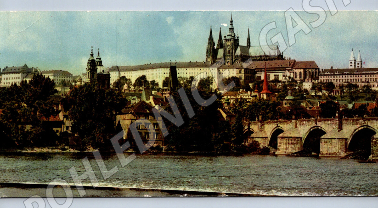 Pohlednice Praha Pražský hrad Karlův most Orbis (M19767)