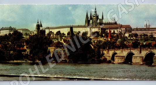 Pohlednice Praha Pražský hrad Karlův most Orbis (M19767)