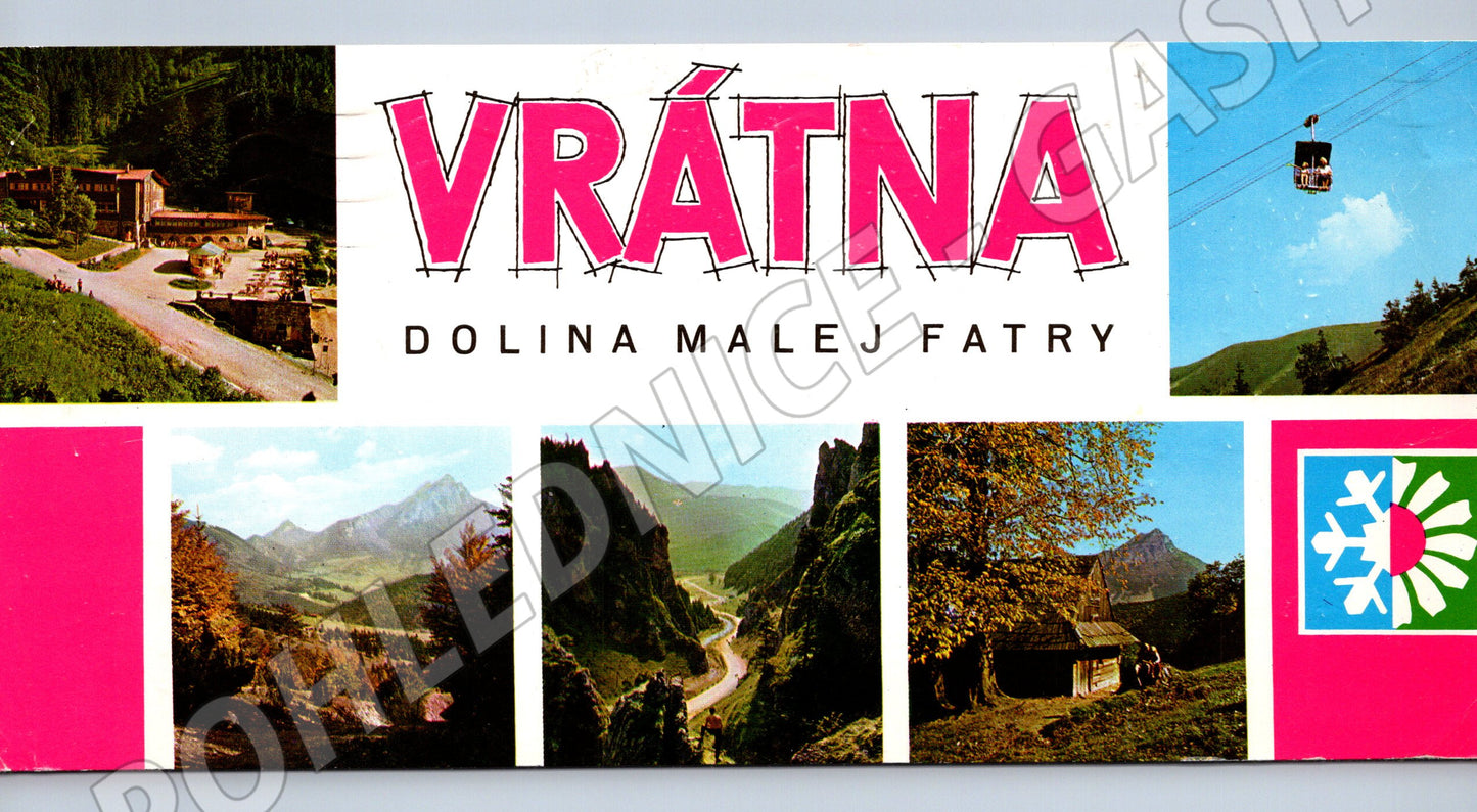 Pohlednice Vrátna Dolina Malej Fatry Slovensko 1970 (M19774)
