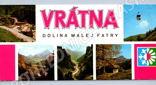 Pohlednice Vrátna Dolina Malej Fatry Slovensko 1970 (M19774)