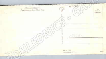 Pohlednice Leipzig Karl-Marx-Platz a opera NDR (M19779)