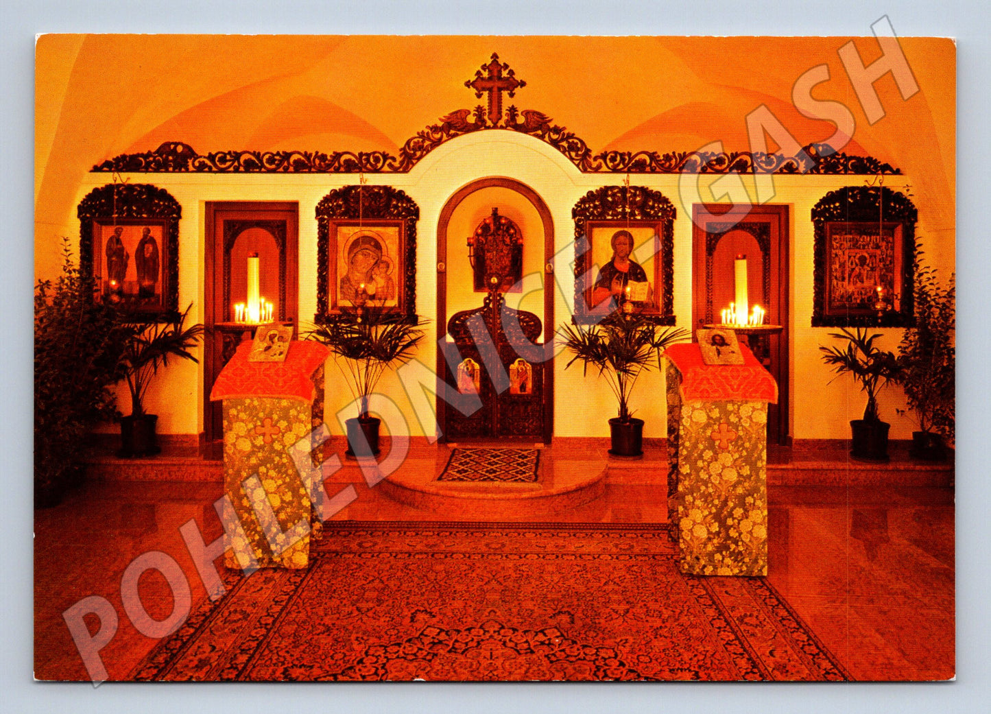 Pohlednice Německo byzantská kaple St Nikolaus Niederaltaich (M19782)