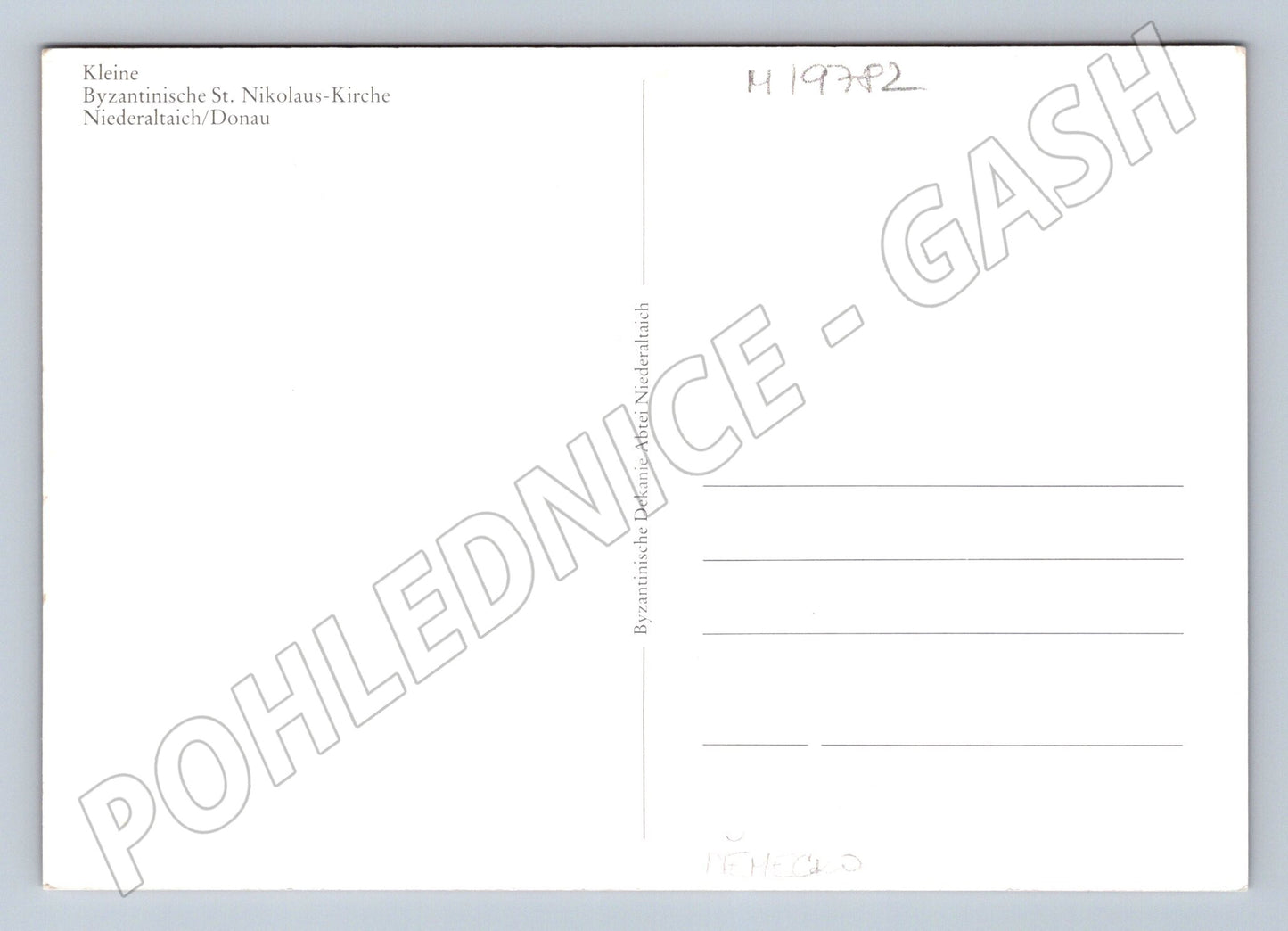 Pohlednice Německo byzantská kaple St Nikolaus Niederaltaich (M19782)