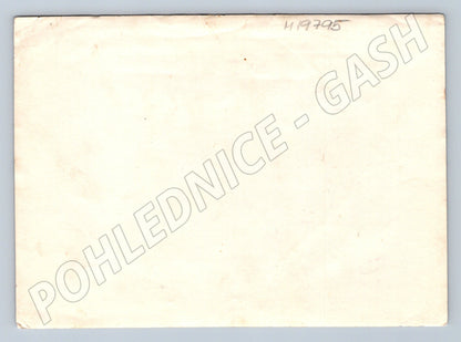 Pohlednice muž v kroji etnografie černobílá (M19795)