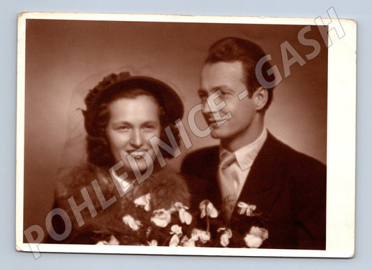 Pohlednice portrét páru Praha (M19808)