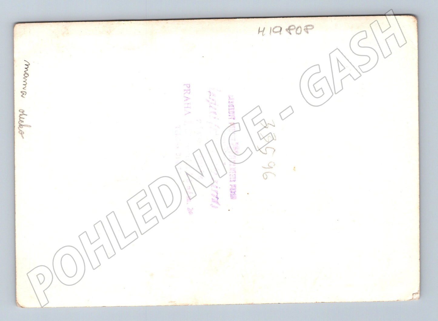 Pohlednice portrét páru Praha (M19808)